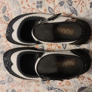 Black & White Tuxedo Mary Janes